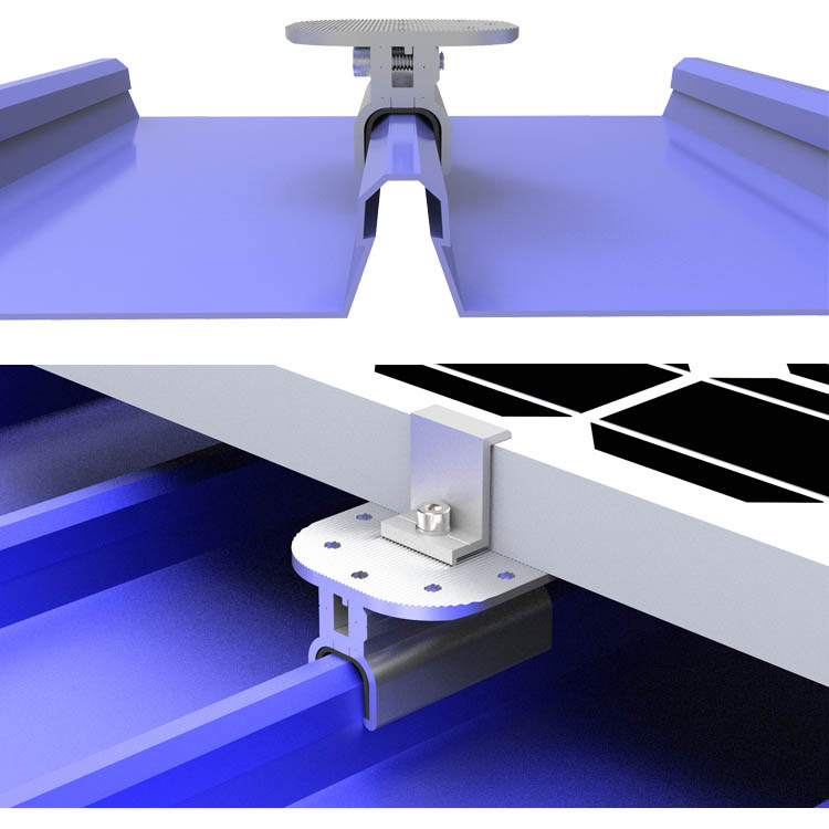Metal Roof Solar Panel Clamp Metal Roof Solar Panel Clamp