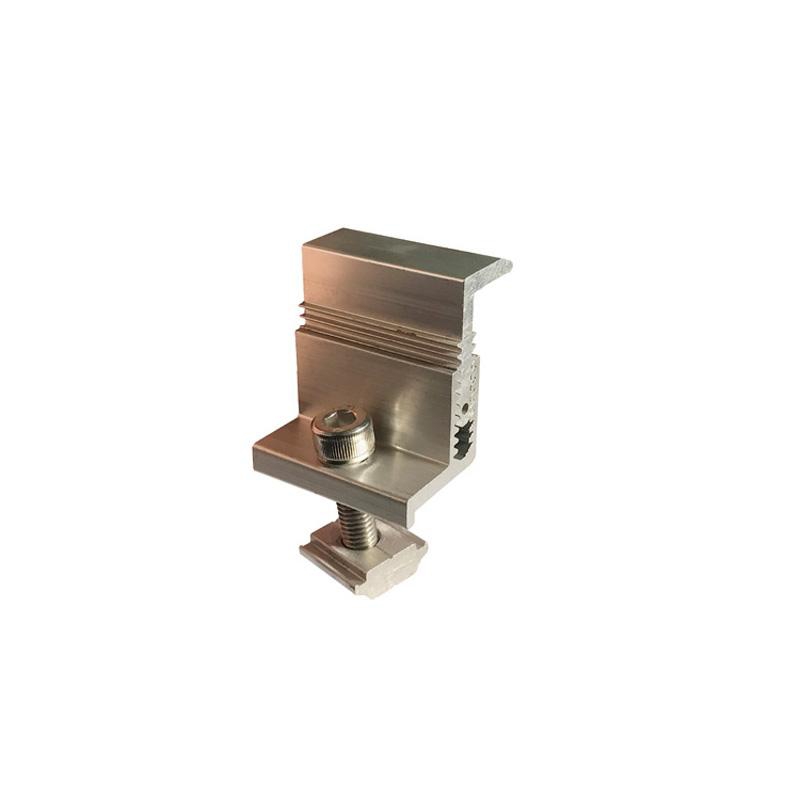 Adjustable Solar End Clamp