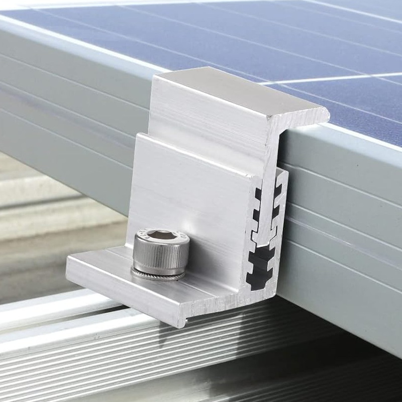 Adjustable Solar End Clamp