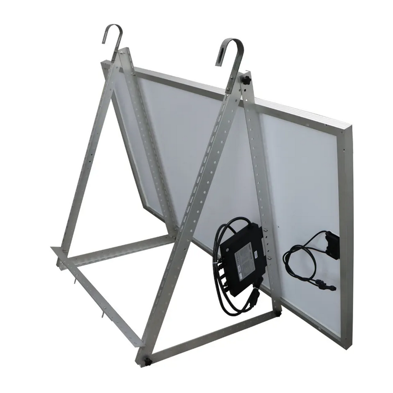 Balcony solar panel bracket